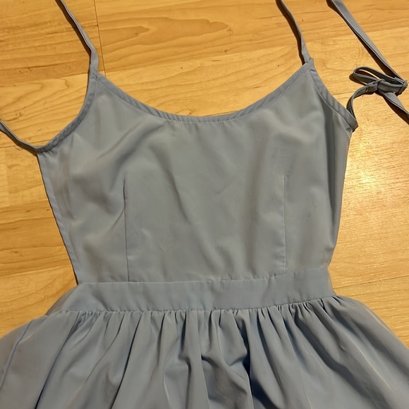Tobi xs backless baby blue dress - Picture 2 of 4